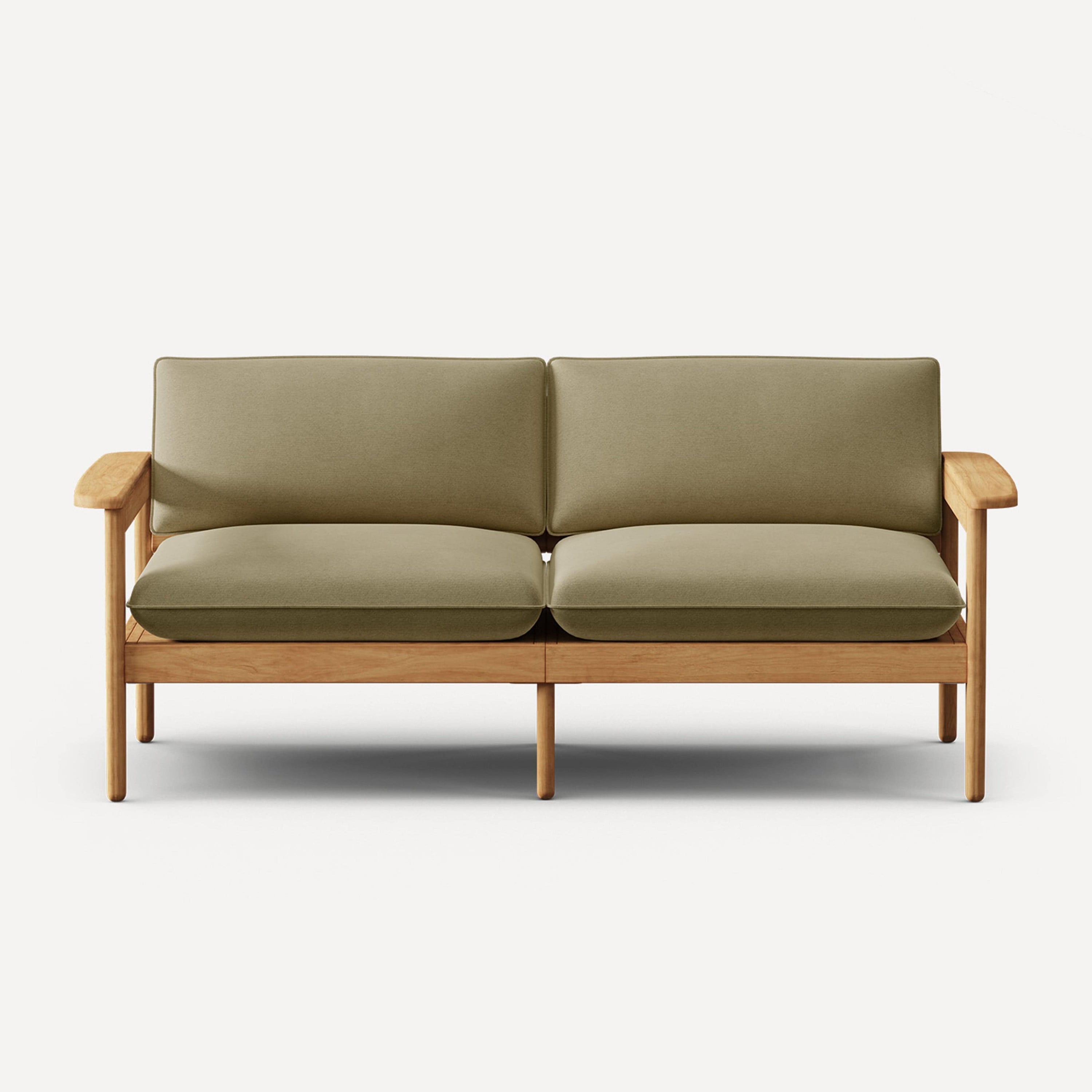 Dunes Teak 2-Seat Outdoor Sofa