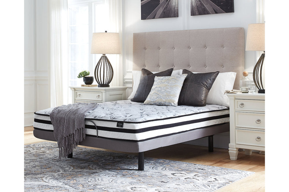 8 Inch Chime Innerspring White Queen Mattress in a Box